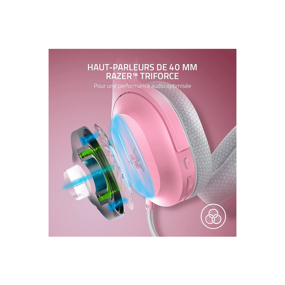 Razer Barracuda X - Wireless Multi-Platform Gaming and Mobile Over Ear Headset - Quartz Pink in Qatar Razer Barracuda X - Wireless Multi-Platform Gaming and Mobile Over Ear Headset - Quartz Pink in Qatar